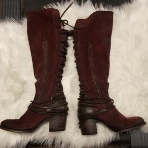Freebird Boots - Coal Wine Red - FB-COAL-WNE